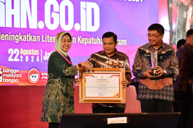 
					Unila Raih Penghargaan JDIHN Terbaik Ketiga Tahun 2024