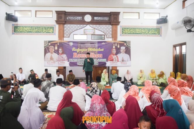 
					Bupati Pesawaran Dendi Ramadhona Kunjungi Kecamatan Way Ratai dan Padang Cermin dalam Agenda Silaturahmi Ramadan